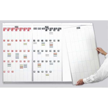 48 X 18 Modular Calendar Board Kit