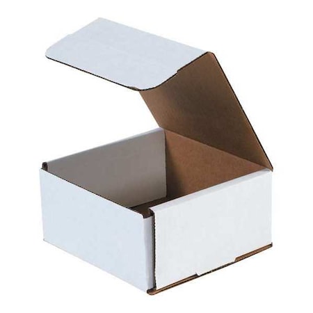 Corrugated Mailers, 8 X 8 X 3, White, 50/Bundle