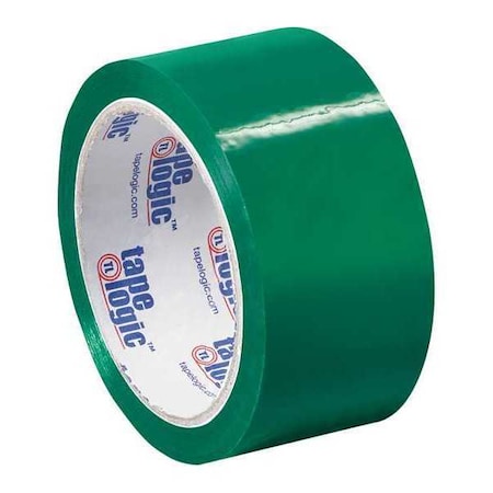 Tape Logic® Carton Sealing Tape, 2.2 Mil, 2 X 55 Yds., Green, 6/Case