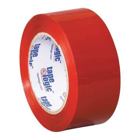 Tape Logic® Carton Sealing Tape, 2.2 Mil, 2 X 110 Yds., Red, 6/Case