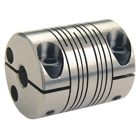Motion Control Coupling,4 Beam,11x11mm,303 SS,OD 30.0mm,L 38.0mm