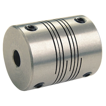 Motion Control Coupling,4 Beam,10x9mm,303 SS,OD 25.4mm,L 31.8mm