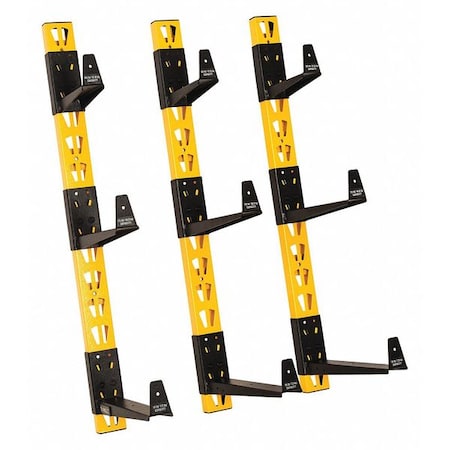 Wall Mount,Cantilever Rack,3 Pcs