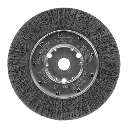 Crimped Wire Narrow Face Wheel Brush,4