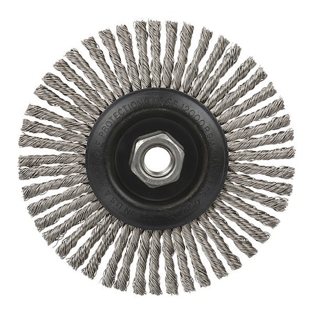 Knot Wire Wheel Brush,6-1/2,0002622600