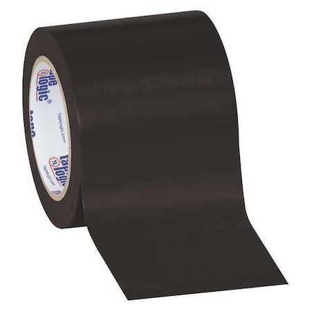 Tape Logic® Solid Vinyl Safety Tape, 6.0 Mil, 4 X 36 Yds., Black, 3/Case