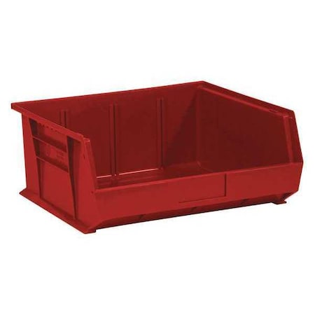 Stack Bin, Red, 6 PK