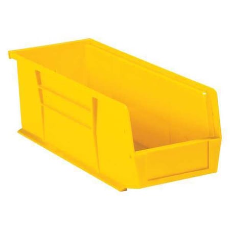 Hang And Stack Bin, Yellow, 12 PK