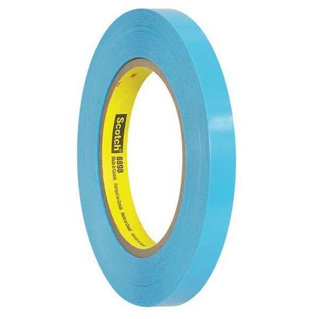 3M™ 8898 Tensilized Poly Strapping Tape, 4.6 Mil, 1/2 X 60 Yds., Blue, 72/Case
