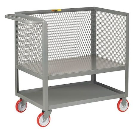 Box Truck,1200 Lb.,18x32,3 Sides,Mesh