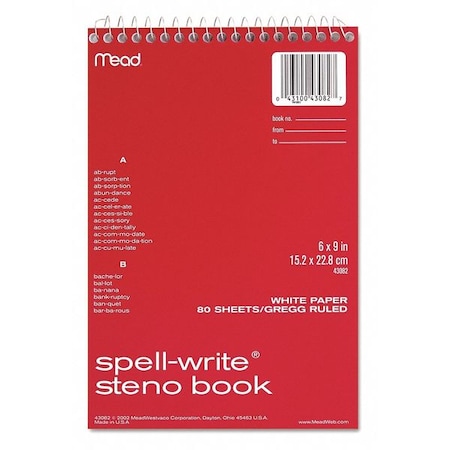 Steno Book,Spell Write,Assorted