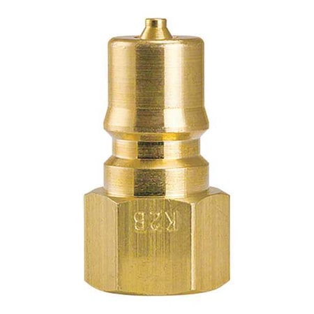 Plug,Brass,w/Viton Seal,3/8