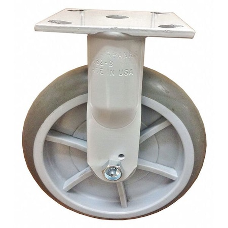 Casters, Thermoplastic Rubber, 6, Caster Load Rating Range: Medium-Heavy Duty