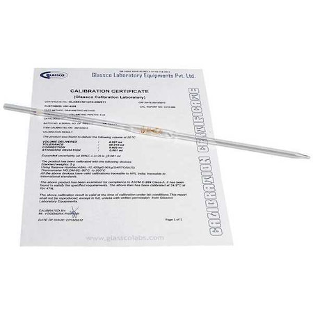 Pipette,Volumetric,Class A,2 ML,PK5