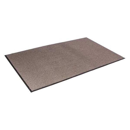 Carpeted Wiper Door Mat, Brown, 2 Ft. W X