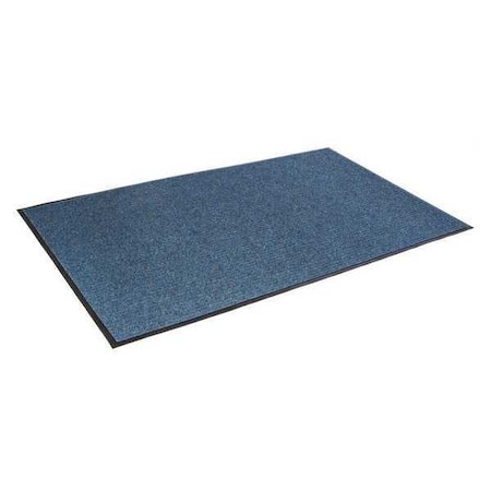 Ribbed Carpet Mat, Blue, 2 Ft. W X