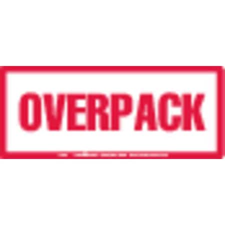 Overpack Red Label, 6x2-1/2, Pk50