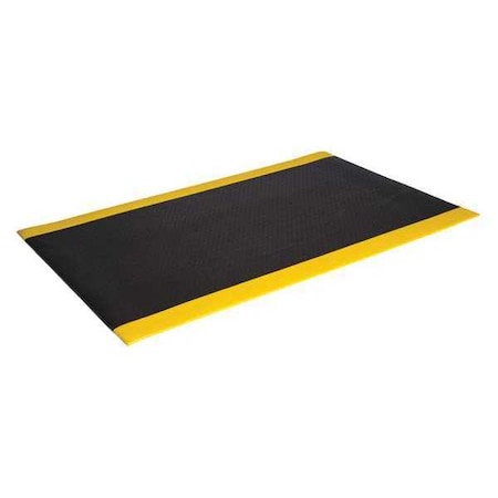 Antifatigue Pebble Mat, Black, 3 Ft. L X 2 Ft. W