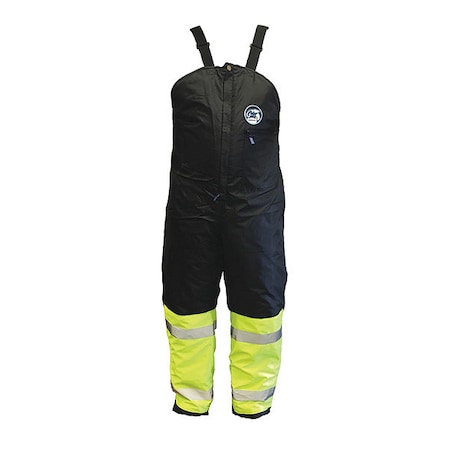 Hi-Vis Insulated Lightweight Bib,Black,M