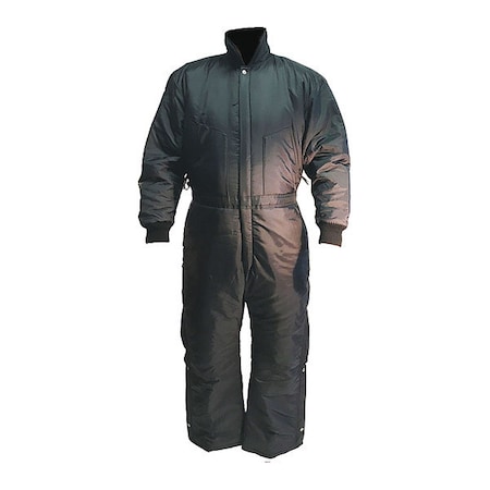 Insulated Lightweight Coverall,Black,5X