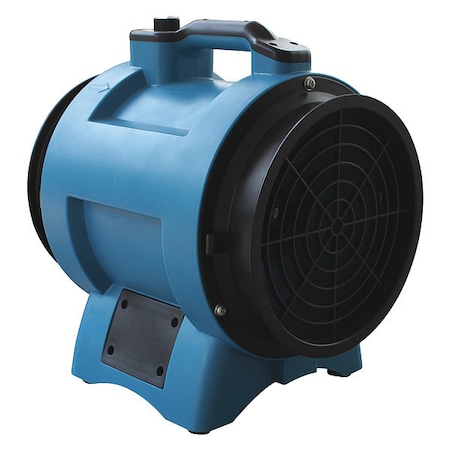 1/2 HP, 2600 CFM, 6A, Variable Speed, 12 Inch. Industrial Confined Space Ventilator Fan