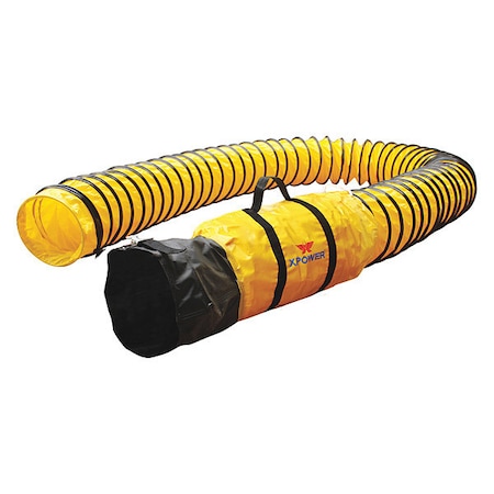 8 Inch. Ø I.D. / 25 Ft. Long Polyester Duct Hose For X-8