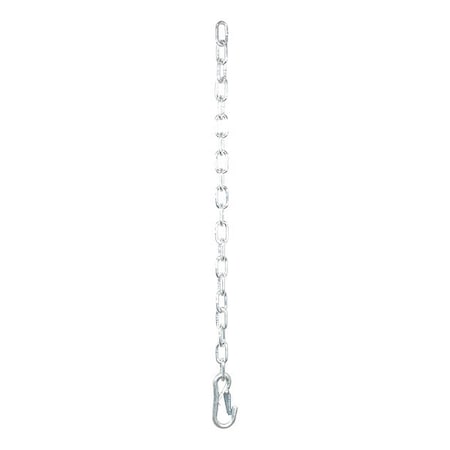 Sfty Chain,1 Snap Hook,Clr Znc,27,80313