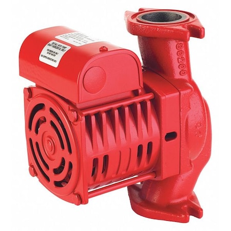 Hydronic Circulating Pump, 1/6 Hp, 120v, 1 Phase, Flange Connection