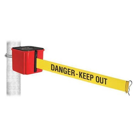 Belt Barrier,Red,Danger Keep Out