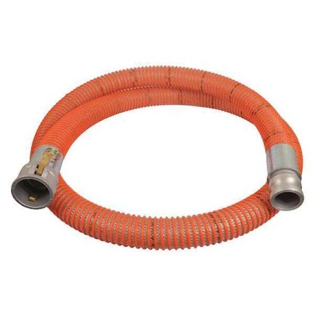 3 ID X 20 Ft PVC Water Suction Hose Clear/OR