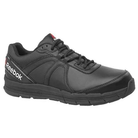 Size 8-1/2 Men's Athletic Shoe Steel Work Shoe, Black