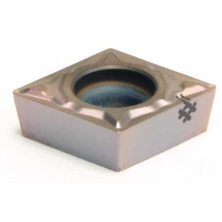 Diamond Turning Insert, Diamond, 1/4 In, CCMT, 80  Degrees, 0.0079 In, Carbide