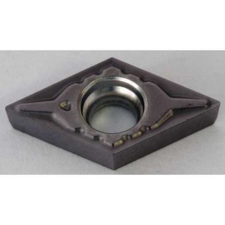 Diamond Turning Insert, Diamond, 3/8 In, DCGT, 55  Degrees, 0.0039 In, Cermet