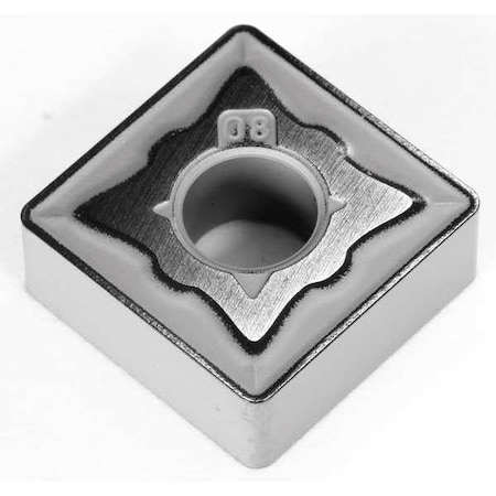 Turning Insert, Square, 0.75 In., SNMG, 3/64 In, Carbide