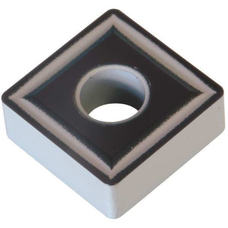 Square Turning Insert, Square, 1/2 In, SNMG, 1/16 In, Carbide