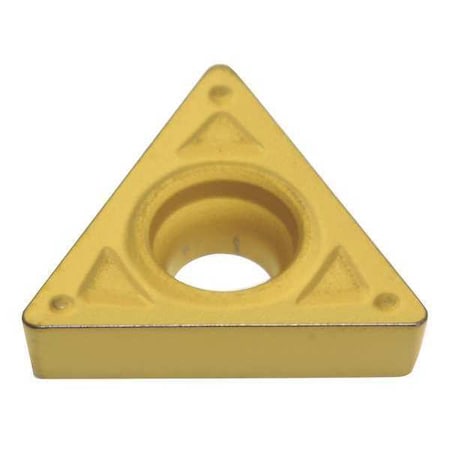 Triangle Turning Insert, Triangle, 1/4 In, TCMT, 0.0156 In, Carbide