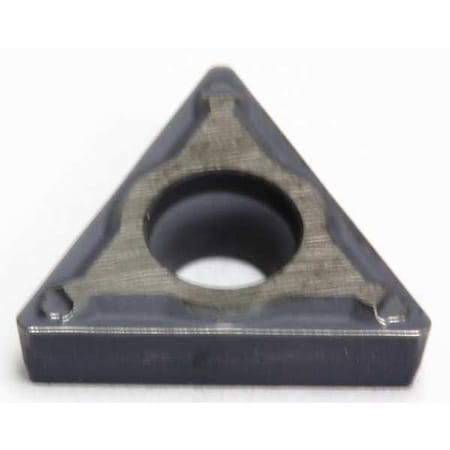 Triangle Turning Insert, Triangle, 1/4 In, TCMT, 0.0156 In, Cermet