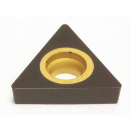 Triangle Turning Insert, Triangle, 1/4 In, TCMA, 0.0156 In, Carbide
