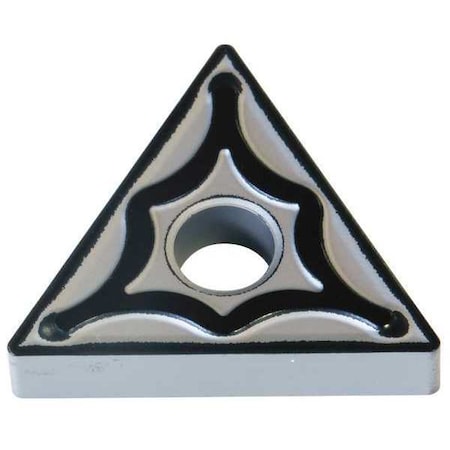 Triangle Turning Insert, Triangle, 3/8 In, TNMG, 0.0312 In, Carbide