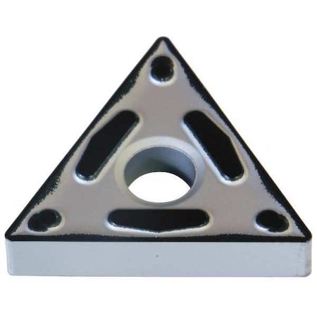 Triangle Turning Insert, Triangle, 3/8 In, TNMG, 0.0312 In, Carbide