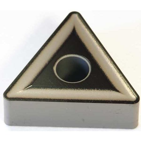 Triangle Turning Insert, Triangle, 5/8 In, TNMG, 0.0625 In, Carbide