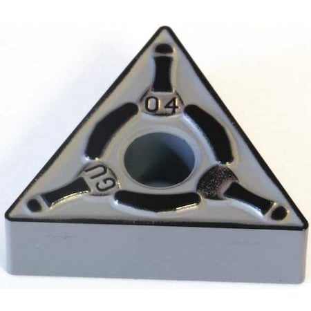 Triangle Turning Insert, Triangle, 1/2 In, TNMG, 0.0468 In, Carbide