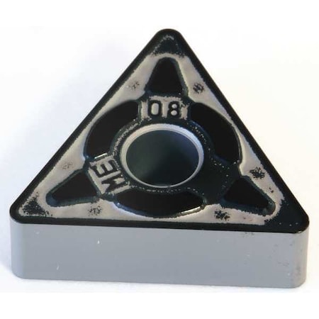 Triangle Turning Insert, Triangle, 1/2 In, TNMG, 0.0312 In, Carbide