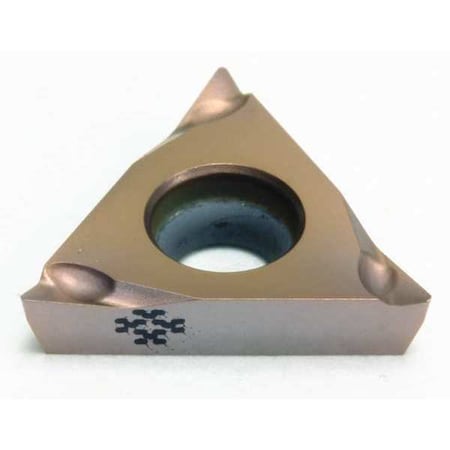 Triangle Turning Insert, Triangle, 3/4 In, TPGT, 0.0156 In, Cermet