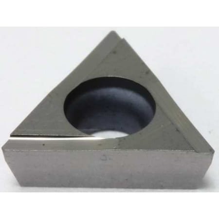Triangle Turning Insert, Triangle, 1/4 In, TPGG, 0.0156 In, Cermet