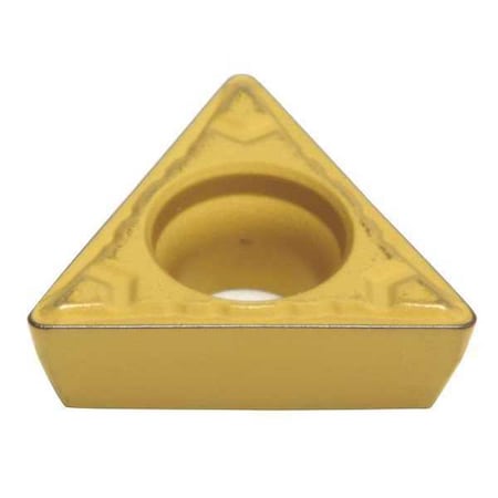 Triangle Turning Insert, Triangle, 1/4 In, TPMT, 0.0156 In, Carbide