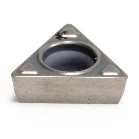 Triangle Turning Insert, Triangle, 3/8 In, TPMT, 0.0156 In, Cermet