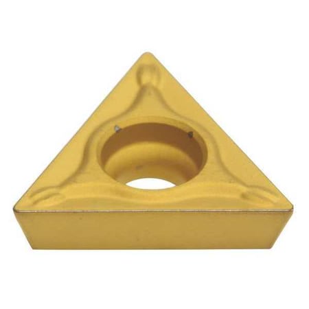 Triangle Turning Insert, Triangle, 3/4 In, TPMT, 0.0156 In, Carbide