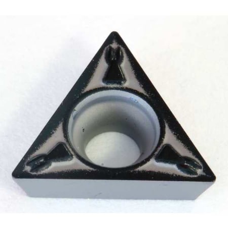 Triangle Turning Insert, Triangle, 3/8 In, TPMT, 0.0156 In, Carbide