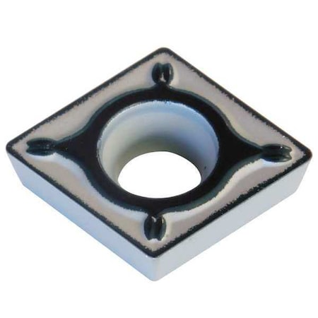 Diamond Turning Insert, Diamond, 5/16 In, CPMT, 80  Degrees, 1/32 In, Carbide